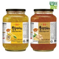 꽃샘 꿀유자차S 꿀생강차S 2kg