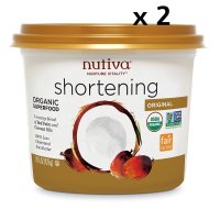 누티바 Nutiva Organic Shortening 쇼트닝 425g x 2통