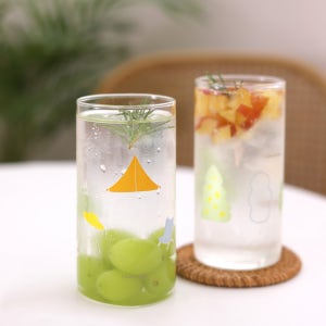 내열유리컵 4종 370ml / 집들이선물 머그잔 하이볼, 찰리파파