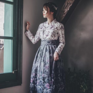 생활한복 안부 장저고리 , 수설화