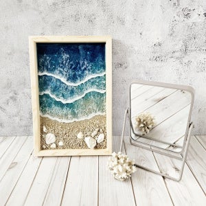 [방꾸미기]커스텀 바다 액자 20x30, 마시아트 공방