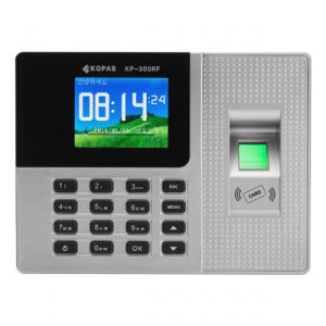 근태시스템 KP-300RF 지문인식기 출퇴근기록기,지문+카드+비번 네트워크형 근태관리 프로그램 무료 제공 데이터 자동 WEB 백업 근태관리기