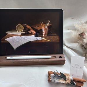 원목 아이패드 애플펜슬 거치대 _ 오크/월넛 홀더, lysa furniture