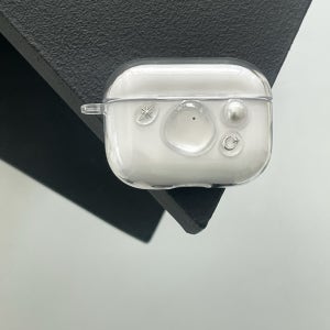 silver water drop 레진 에어팟 버즈케이스, ellebelle(엘르벨)