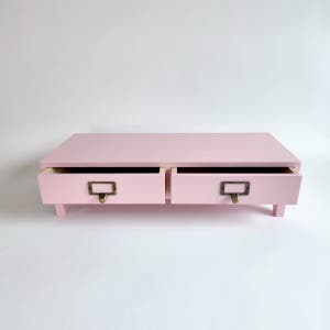 🌈컬러 서랍 모니터받침대 서랍정리함, 호재목공방