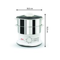 Tefal 테팔 VC1451 스팀쿠커 찜기 6L 화이트 만두 딤섬 호빵 겨울 간식 조리