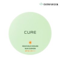 김정문알로에 큐어 아쿠아 마일드 쿨링 선쿠션 25g