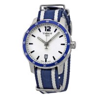 티쏘 Tissot T095 410 17 037 01 퀵스터 나토 밴드 남자 시계