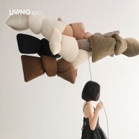 LIVING inc 매듭 모양의 베개 다시마 어린이 침실 침대 옆 쿠션 거실 소파