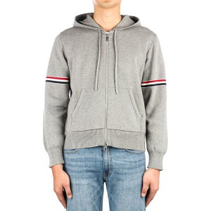 톰브라운 밀라노 암밴드 남성 후드 집업 라이트 그레이 MKT008A Y3007 055 46606347