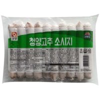 사조오양 청양고추 소시지 1kg 대용량 소세지