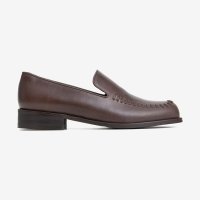 누트 Gaudi Leather-Stitch Loafer Shoes - 누트 수제화 로퍼