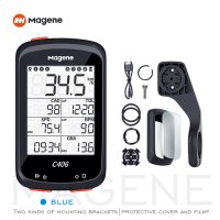 자전거 속도계 GPS magene c406 gps 컴퓨터 mtb road cycle c406파란색