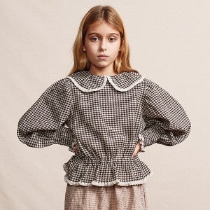 BEBE ORGANIC 4BFD4 [베베오가닉]Elsa 블라우스-BO22KAWBLO0011WPL