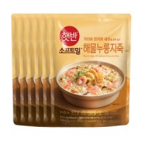 햇반 햇반죽 해물누룽지죽?420g 6입