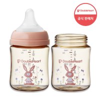 더블하트 [더블하트] 모유실감 3세대 PPSU 놀러올래빗 160ml (젖꼭지S)