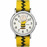 타이맥스 Timex 위켄더 나일론 슬립쓰루 스트랩 피너츠 찰리 TW2R41100