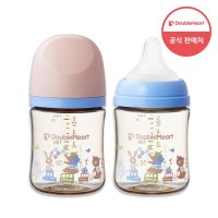 [더블하트] 모유실감 3세대 PPSU 애니멀타운 160ml (젖꼭지S) 이유/수유용품