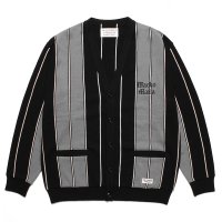 일본 와코마리아 스트라이프 자카드 가디건 3컬러 WACKO MARIA STRIPED KNIT JACQUARD CARDIGAN