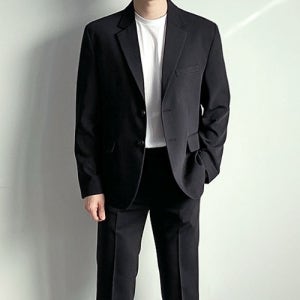 언더70 포시즌 셋업 블레이저 (블랙),키작은남자,정장,수트,자켓,키작남,하객룩,결혼식