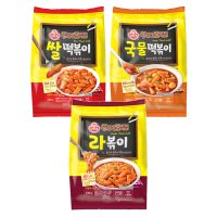 오뚜기 뚜기네 분식집 국물떡볶이1 라볶이1 쌀떡볶이1