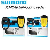 SHIMANO 금속 자동 잠금 로드 페달 도로 자전거 액세서리 SH11 클리트 사이클링 PD-R540