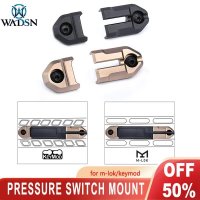 WADSN-Surefir M600 압력 스위치 마운트 Mlok Keymod DBAL PEQ 플레이트 피카티니 레일 액세서리용 테이프 패널