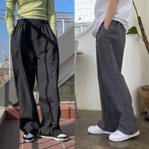 [공용]쿨링 나일론 와이드 팬츠