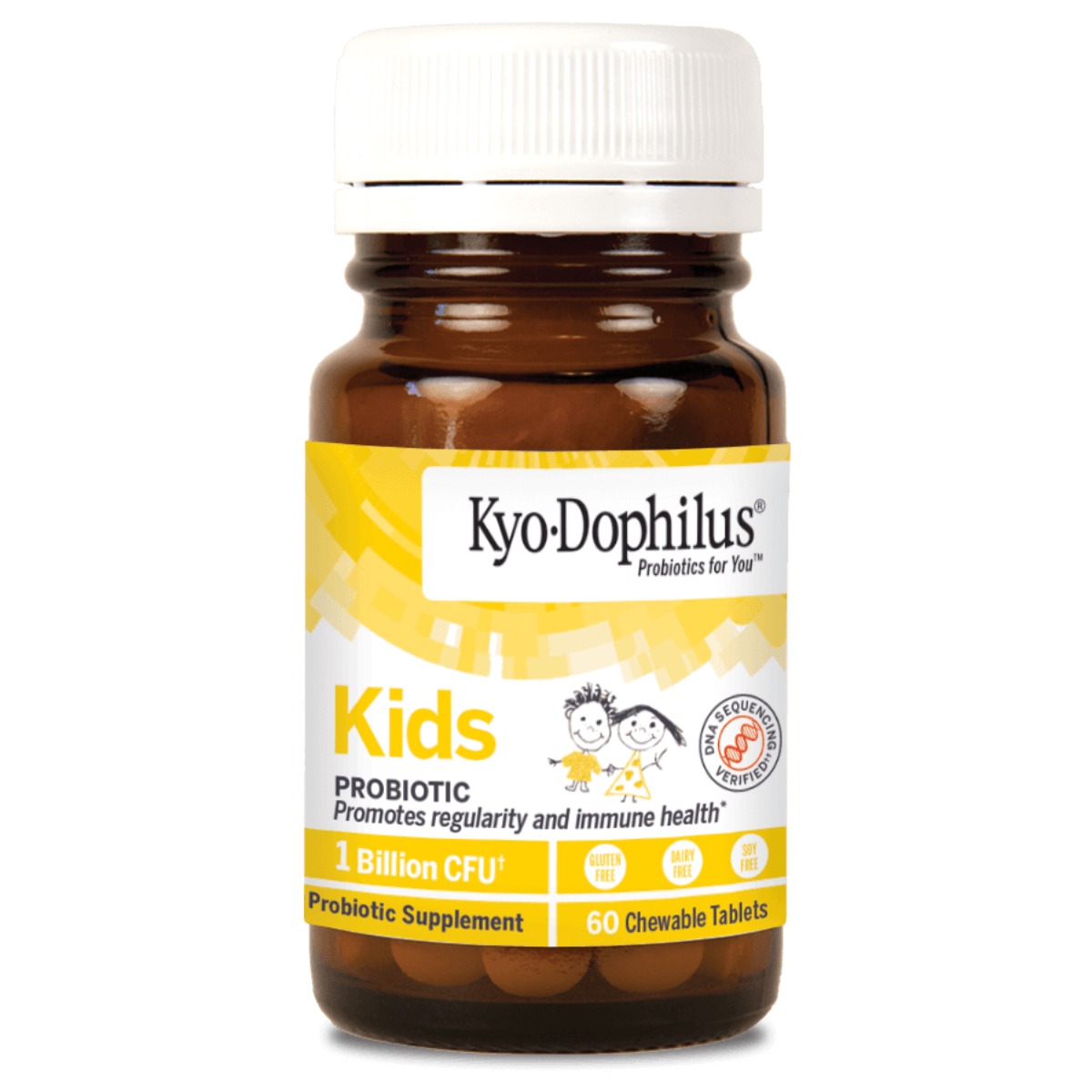 쿄릭 쿄-도필러스 <b>키즈 프로바이오틱</b> 10억 CFU 츄어블 타블렛  60정  1개