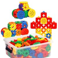 어린이집 유치원 천재 사각 십자 와플블럭 놀이 장난감 IQ