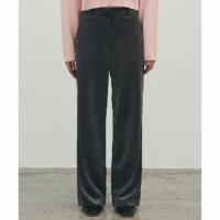 국내정품상품 NICK NICOLE VELVET CORDUROY PANTS CHARCOAL