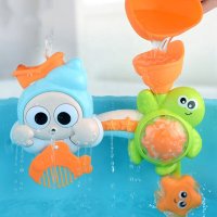레츠토이 빙글빙글 소라와 거북이 - 목욕놀이 장난감