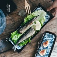 초밥그릇 업소용 오마카세 사각 회접시 플레이트 스시 접시 일식