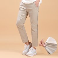 후앙스 데일리 린넨 스판 베이직 밴딩팬츠 FICP9483