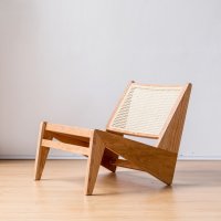 피에르잔느레 찬디가르 캥거루의자 라탄의자 라운지체어 Pierre Jeanneret Kangaroo chair