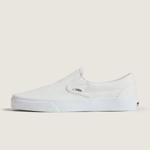 [반스 공식몰] 코어클래식 Slip-On 솔리드 슬립온 화이트 VN000EYEW001