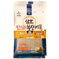 삼호 어묵 안심부산어묵 도톰쫄깃 밑반찬 안주 야식 오뎅 240g x2