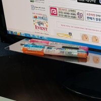 컴퓨터 모니터 포스트잇 보드판 메모 소품 거치 받침