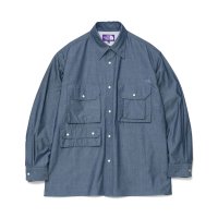 노스페이스 퍼플라벨 Indigo Chambray Field Shirt 샴브레이 필드 셔츠