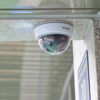 모형 CCTV 가짜 점멸등 방범카메라 실외