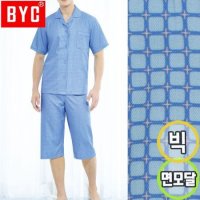 밝은몰 BYC 남자 9684 S S 면모달 반팔반바지 잠