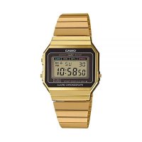 Casio 카시오 디지털 쿼츠 여성용 청소년 A700WG-9A