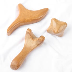 원목 괄사 마사지도구 경락 지압 어깨