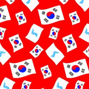 손수건제작 순면 응원용 태극기 손수건(50x50cm) 각인기프트