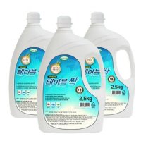 VA 실용적인 비바크린 테이블싹 2.5L 3개