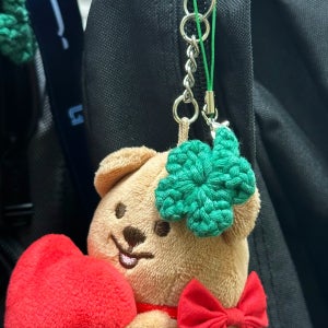 (아이디어스 단독)행운가득 네잎클로버 키링, 혜바라기공방