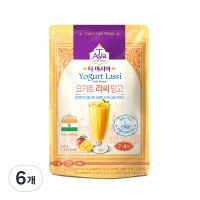 티아시아키친 요거트 라씨 망고 파우더  320g  1개입  6개