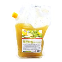 텃밭 레몬바질 샐러드드레싱 1.2kg