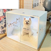 강아지 방음부스 고양이 케이지 이동식 방음 강화