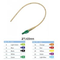 메디포스 고무 석션카테터 벨브형 2홀 1EA  14fr 2홀 벨브형  1개